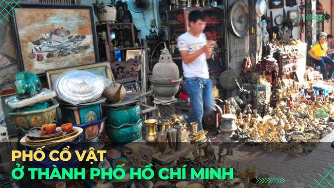 Phố cổ vật ở TP Hồ Chí Minh